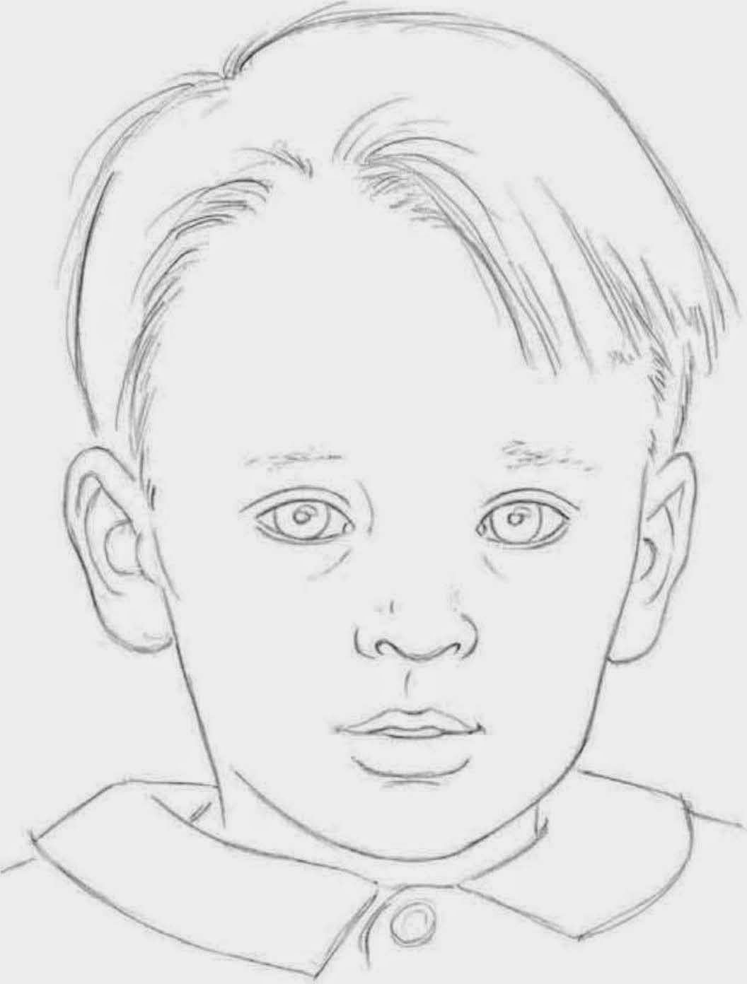 How to Draw a Child's Face