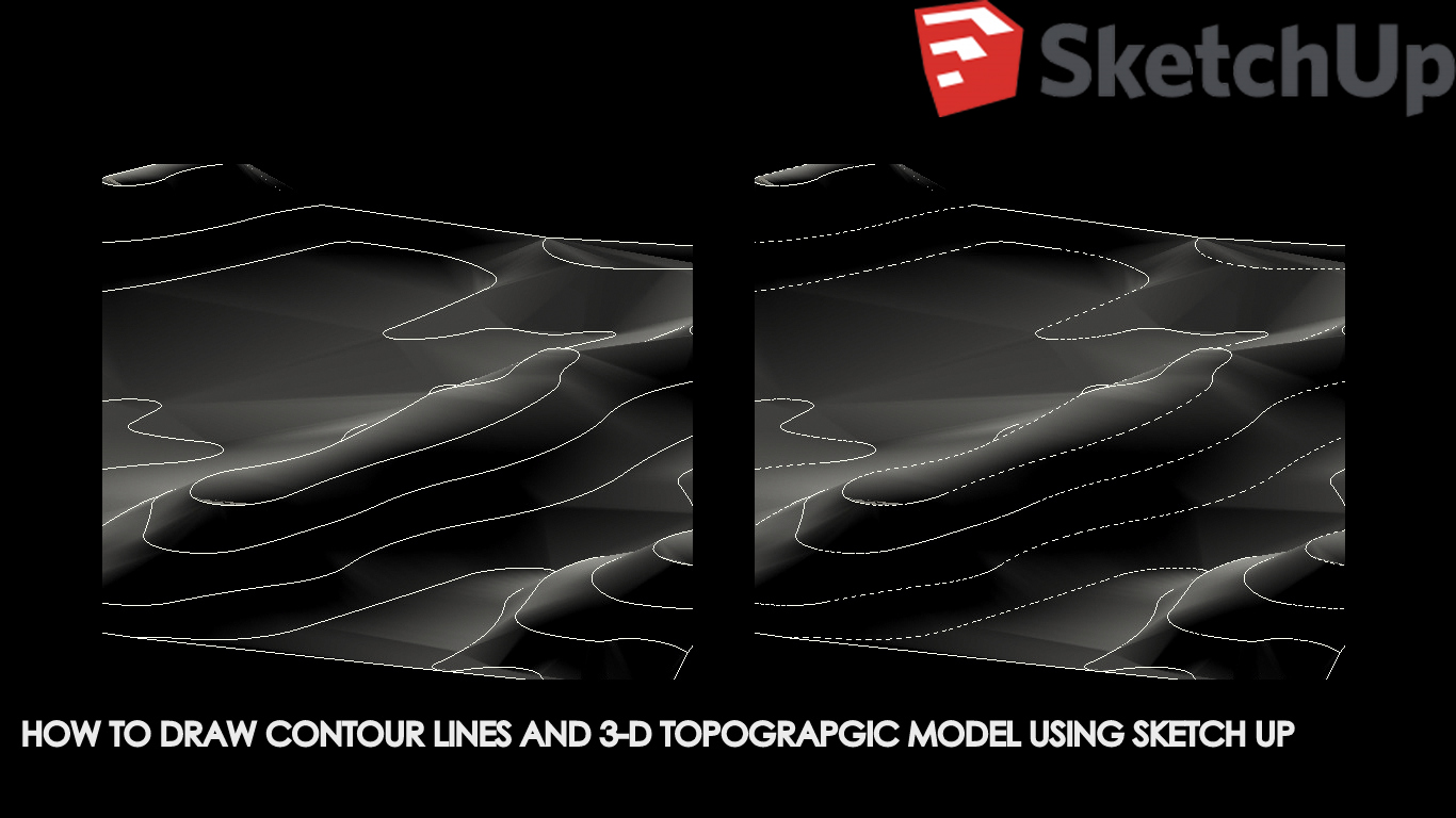 Drawing Lines Using Html : L arch viz how to draw contour lines and d topographic