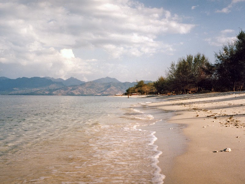 Photo de la plage à Gili Trawangan (Lombok), Indonésie