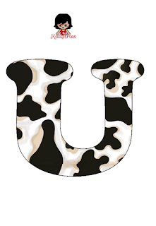 Abecedario de Piel de Vaca. Cow Leather Alphabet.