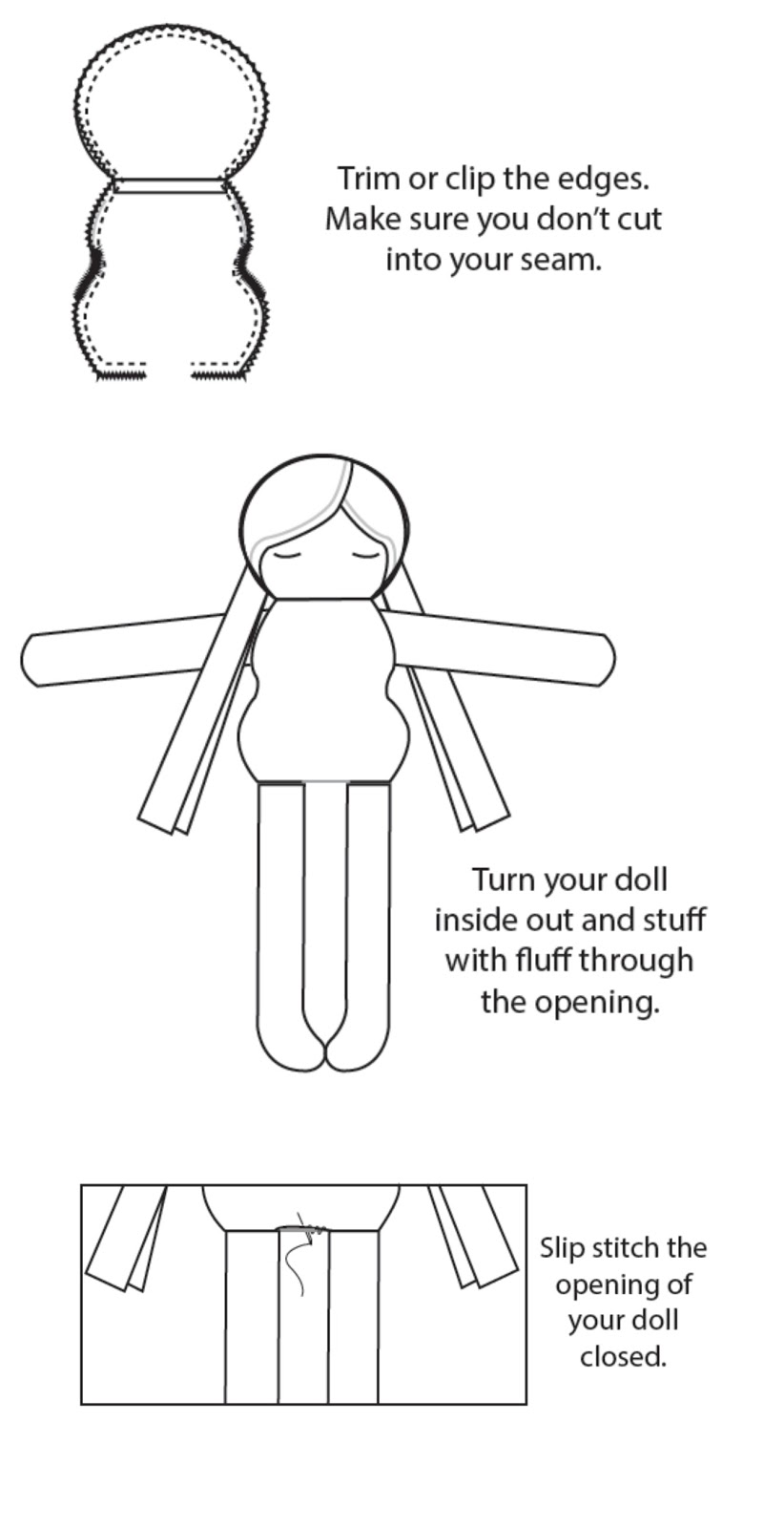 simple doll pattern