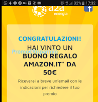 Gioca e vince subito con A2A uno dei 45 buoni Amazon da 50€! prova anche tu! Logo Gioca e vince subito con A2A uno dei 45 buoni Amazon da 50€! prova anche tu!