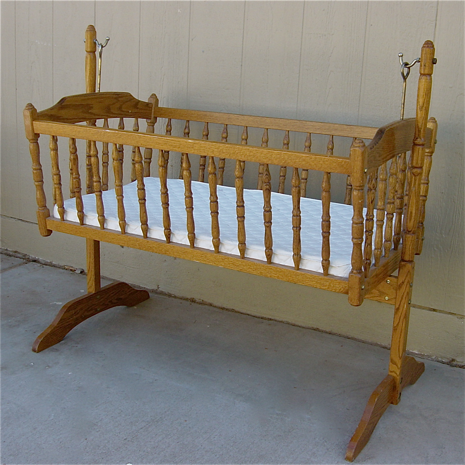 The Backyard Boutique by Five to Nine Furnishings: Vintage Baby Cradle