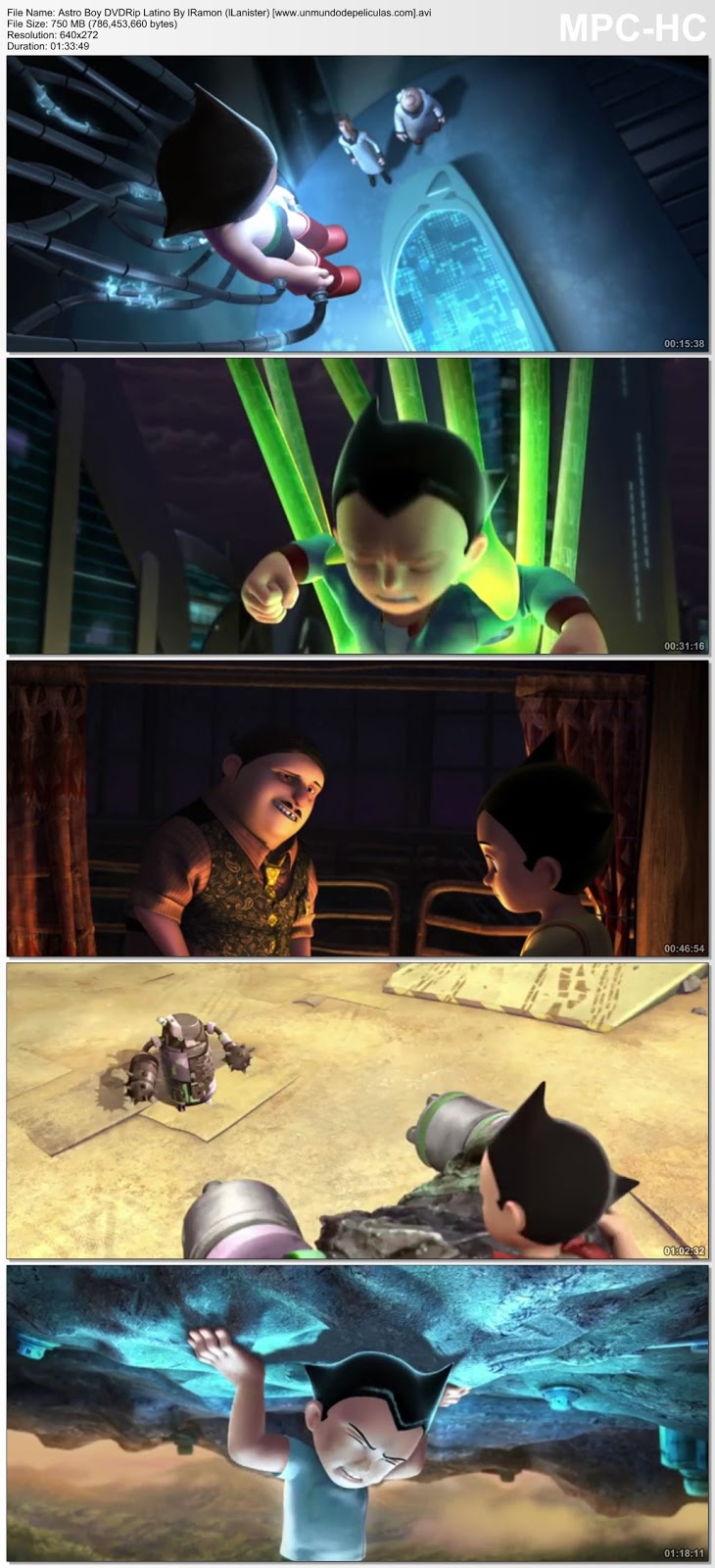 Capturas de la película.