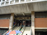 Main entrance to An Dong Market. Ho Chi Minh City