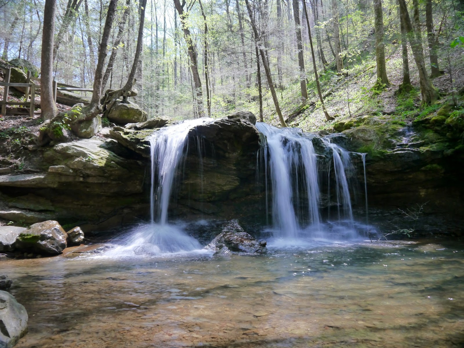 American Travel Journal Debord Falls Frozen Head State Park