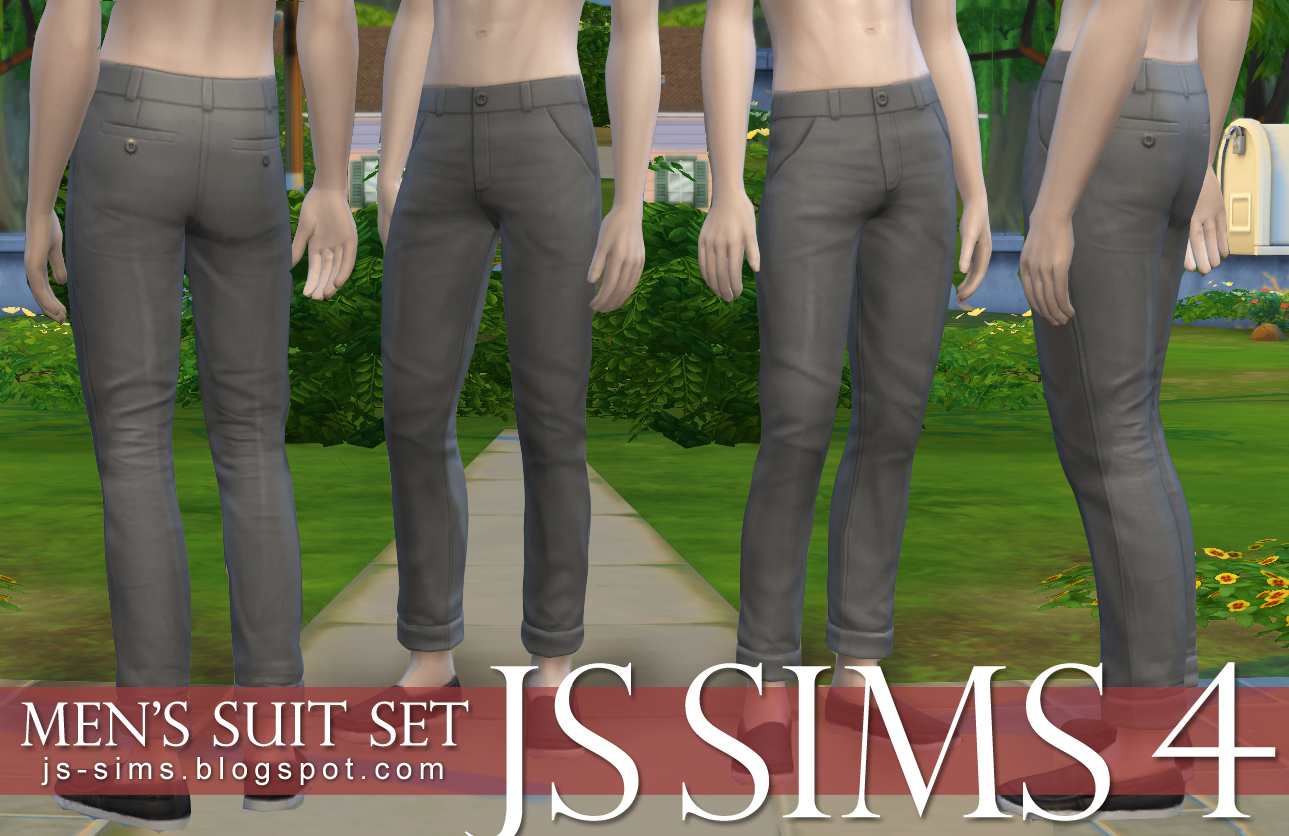 Js Sims 4 Mens Suit Set