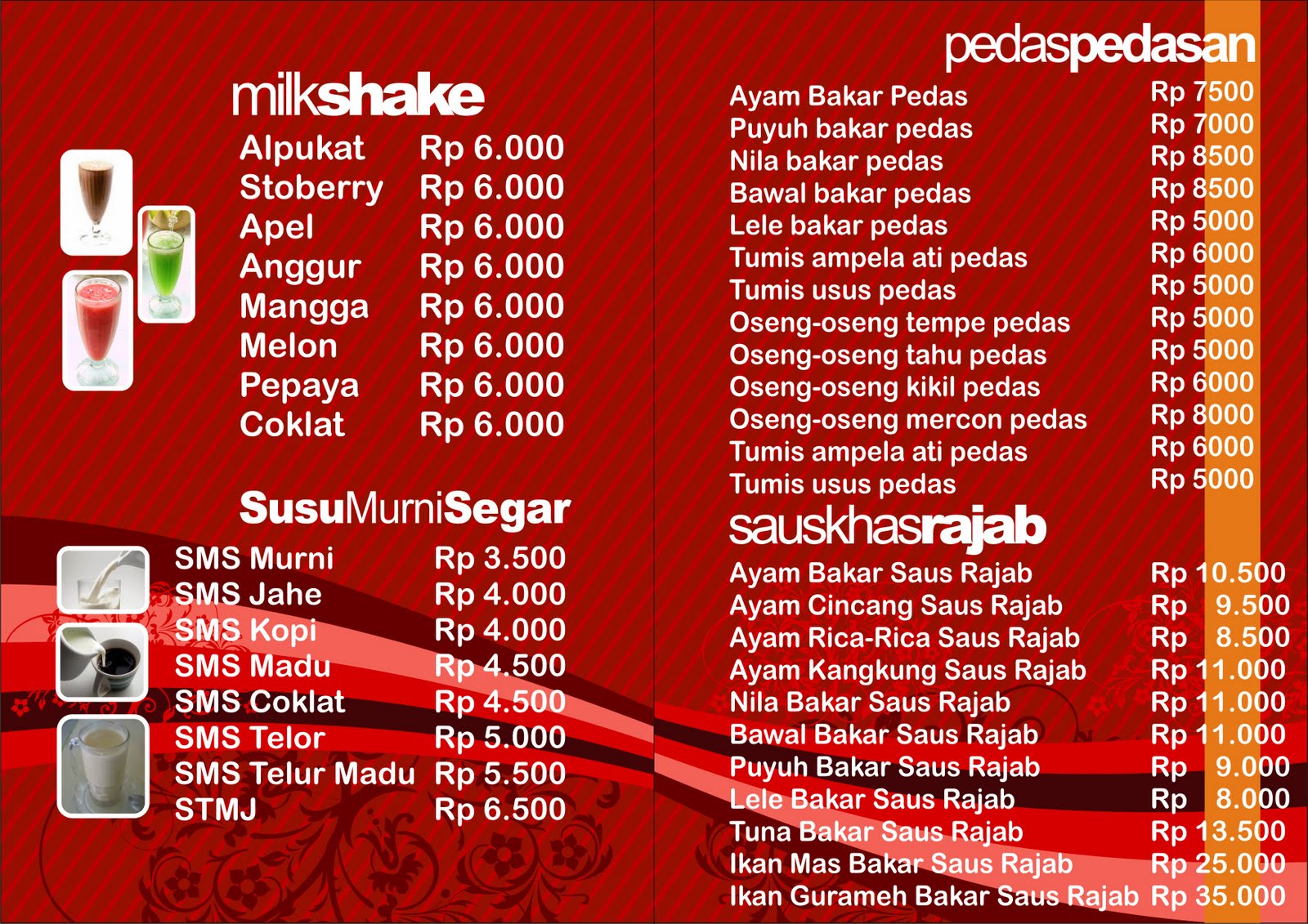 100 menu. 100 menu