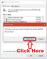 how to delete old windows folder after windows 10 upgrade