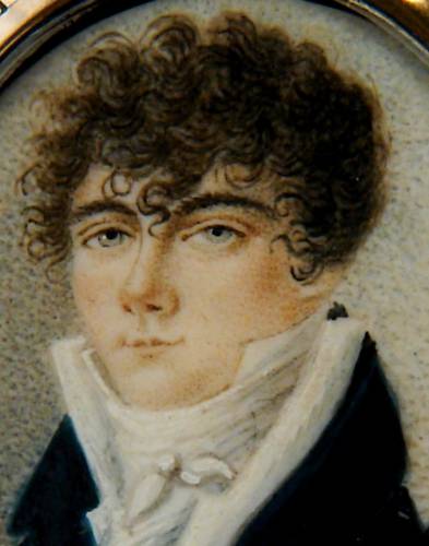 1 British Miniature Portraits: Unknown - portrait of Percy Shelley