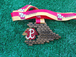 Medal Bieg Powstania Warszawskiego 2018 Medal Bieg Powstania Warszawskiego 2018