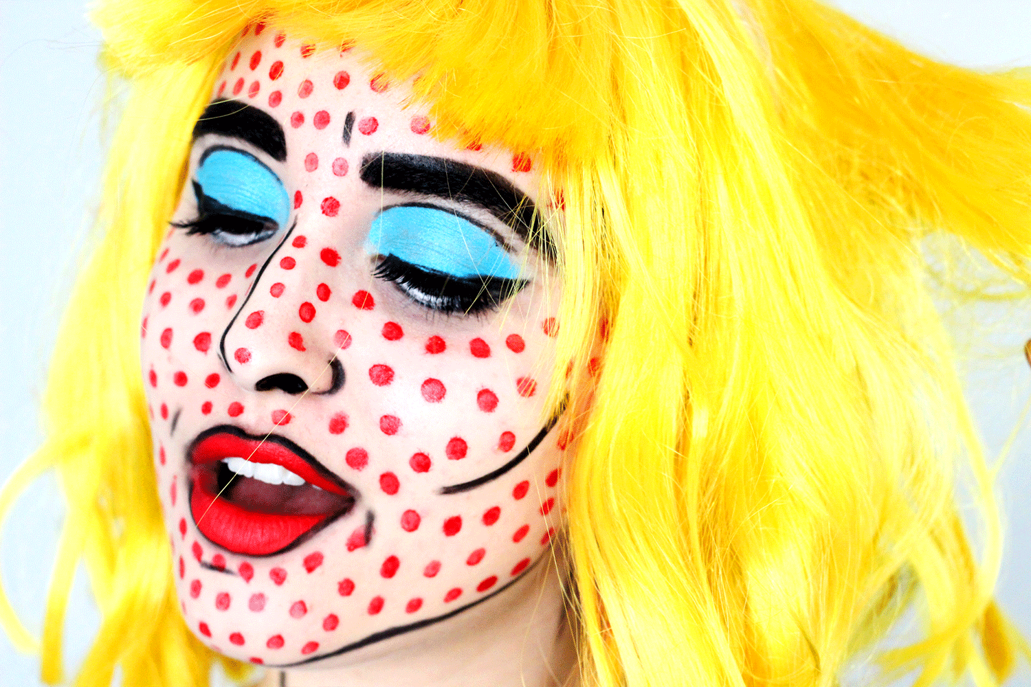 Tuto 5 Makeup Roy Lichtenstein avec trois fois rien
