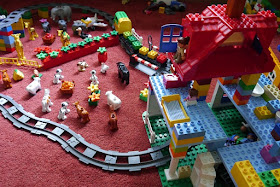 Lego Duplo aufgebaut