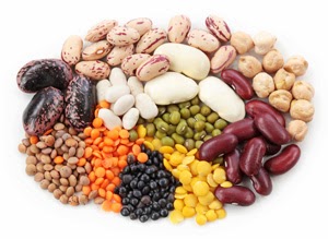 Various types of pulses Plate of various types of pulses