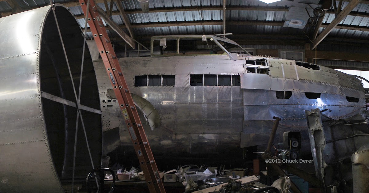 Rides with Chuck Desert Rat B17 Flying Fortress Restoration