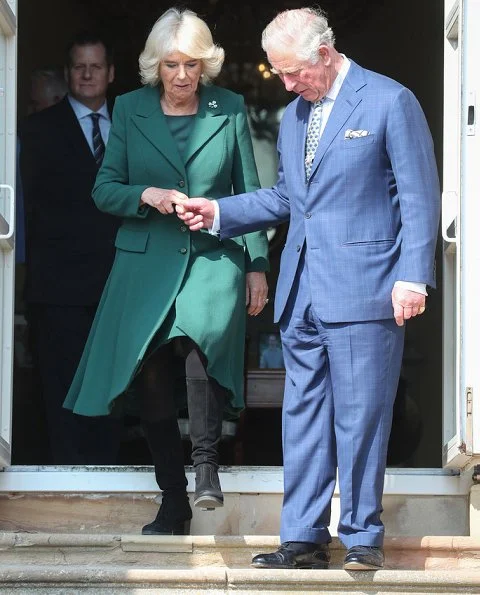 Prince Charles and Duchess Camilla of Cornwall visited Hillsborough Castle in Northern Ireland to re-open the Castle