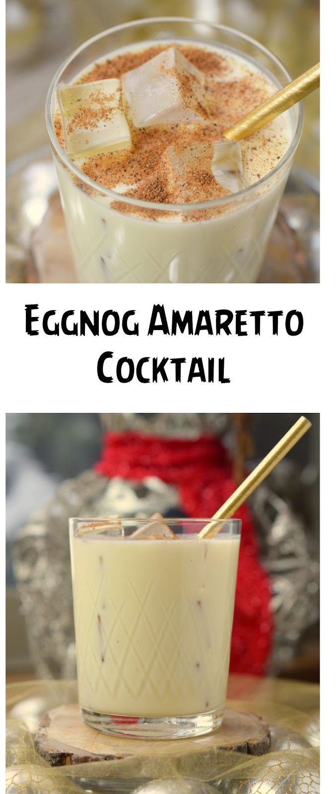 Eggnog Amaretto Cocktail