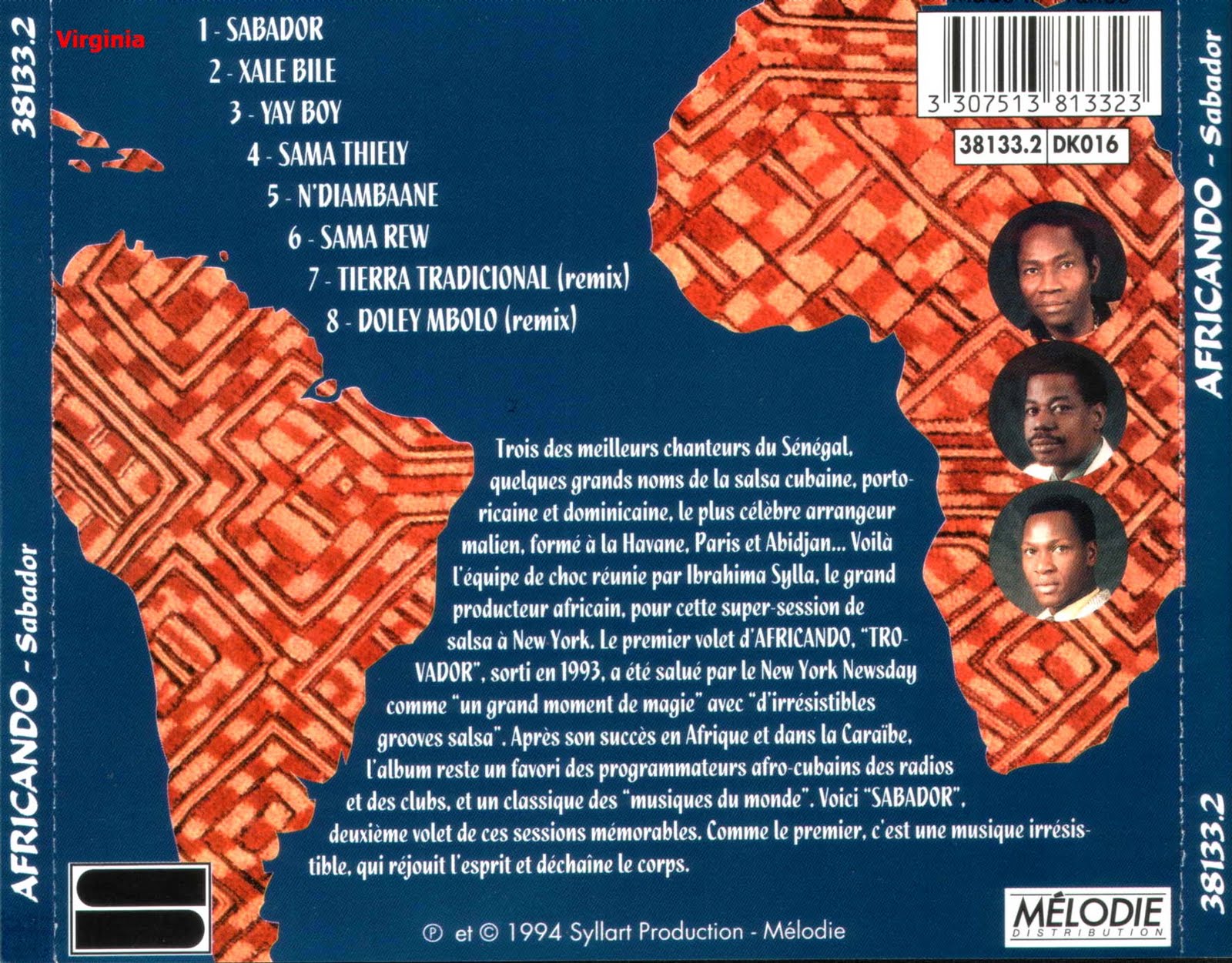 salsa vida 1994 africando sabador vol 2
