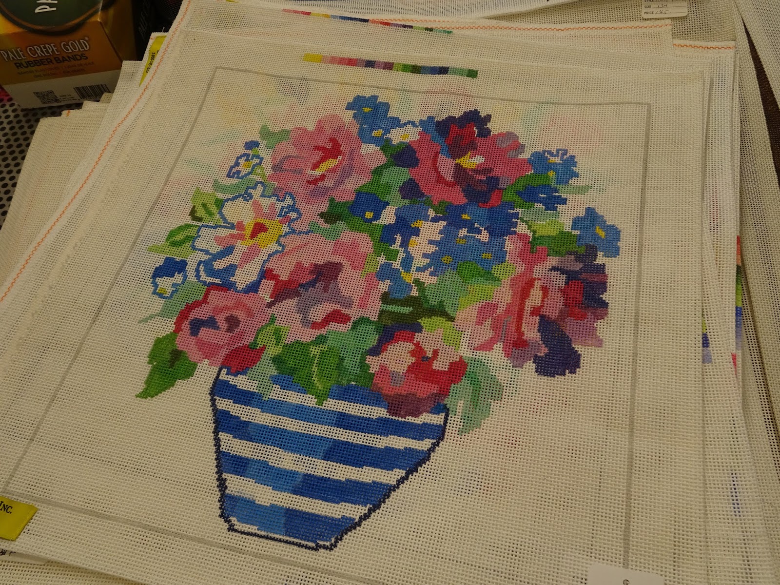 The French Tangerine needlepoint update and a san francisco shop