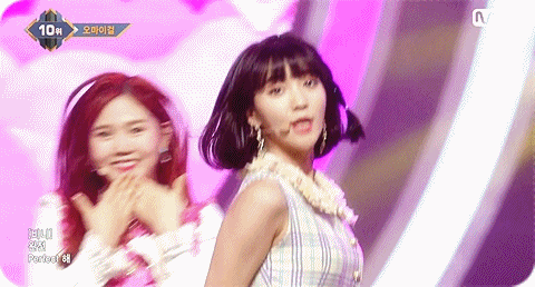 오마이걸 20170511 엠카운트 다운 무대.gif | 인스티즈