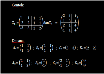 Matriks: Partisi Matriks