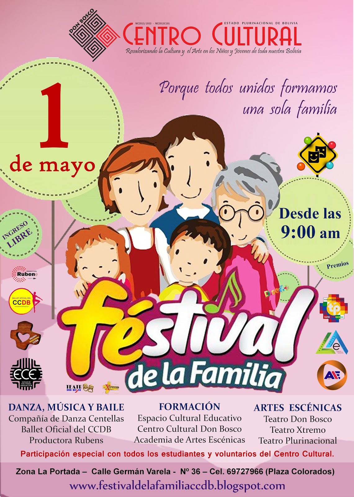 CENTRO CULTURAL DON BOSCO FESTIVAL DE LA FAMILIA
