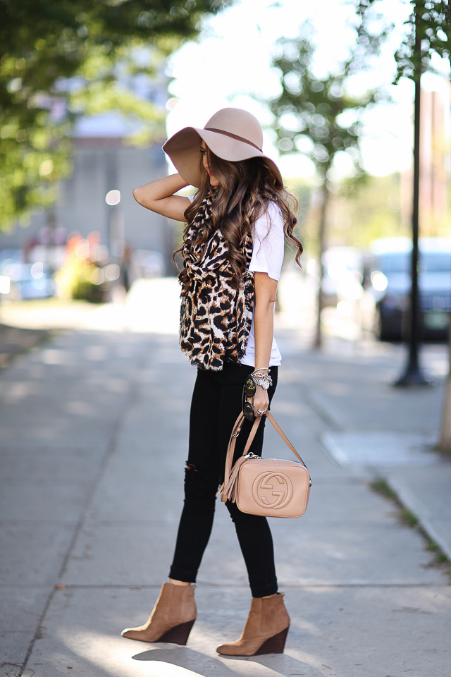 Southern Curls & Pearls: Leopard Scarf in Vermont