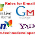 10 Rules for E-mail Writting