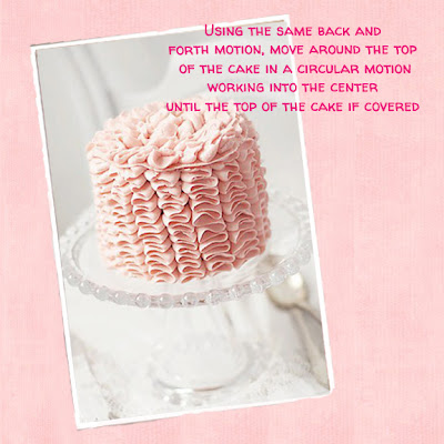 HOW TO MAKE A RUFFLED OMBRE CAKE