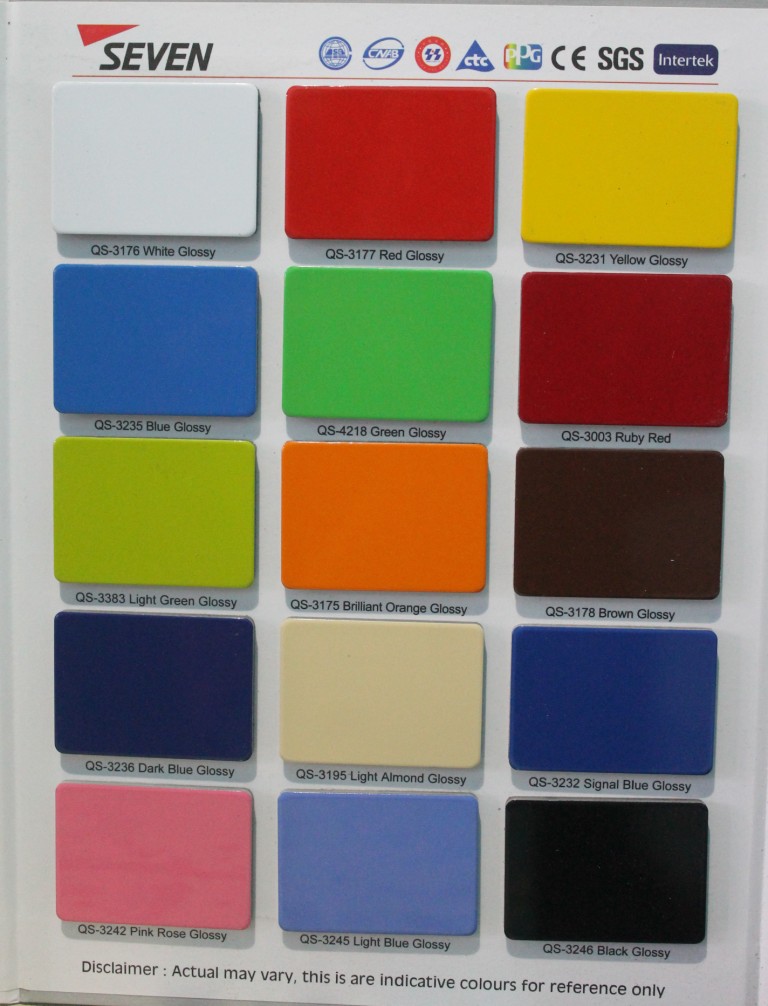 KATALOG WARNA ACP SEVEN SURYA JAYA ALUMINIUM