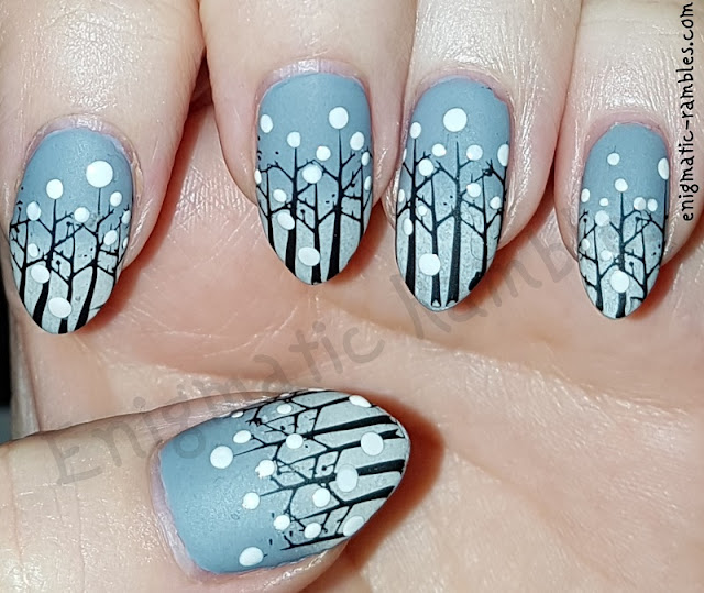 snow-tree-trees-festive-nails-nail-art
