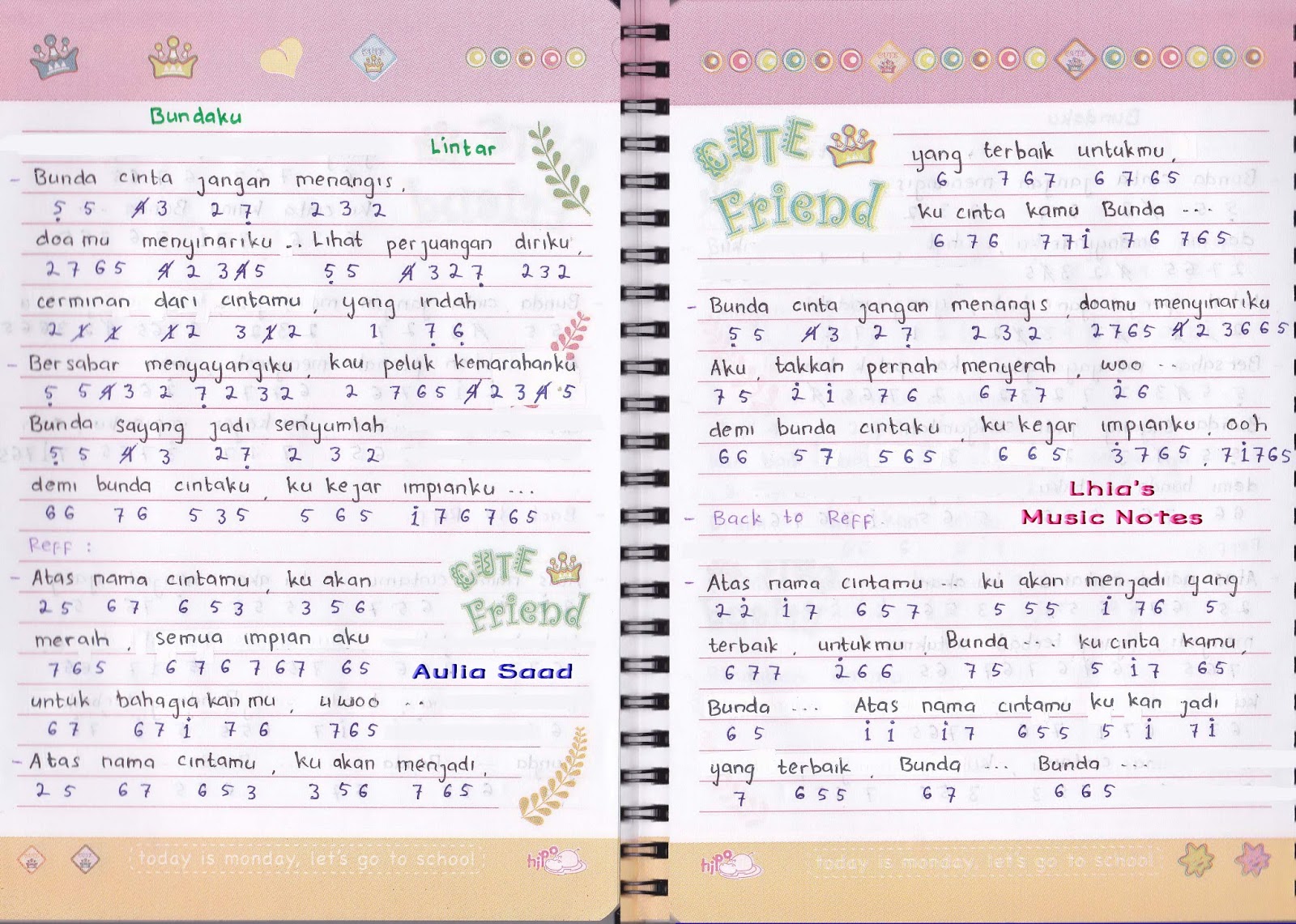 Not Lagu Jangan Menyerah Kumpulan Not Lagu