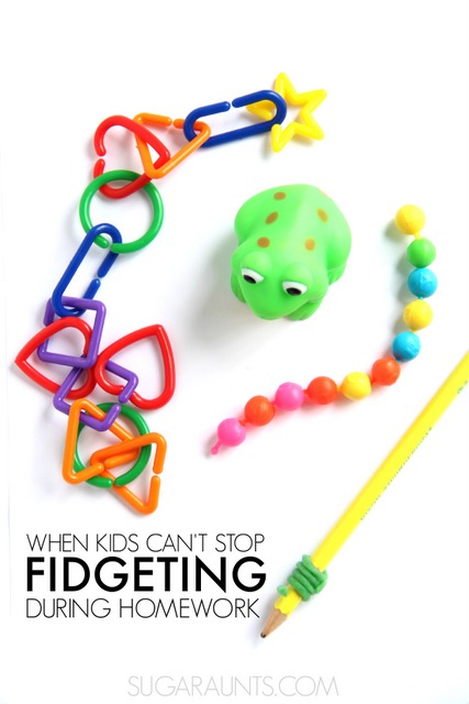 Tips and tools for kids who fidget during homework and classroom activities.