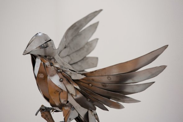 As esculturas de animais metálicos de Georgie Seccull Georgie Seccull arte esculturas metálicas de animais sucata