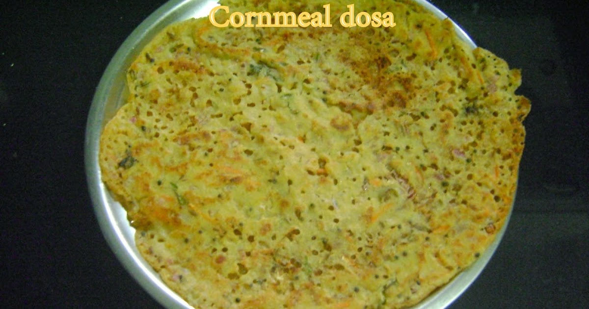 Raji Ramakrishnan CORNMEAL DOSA