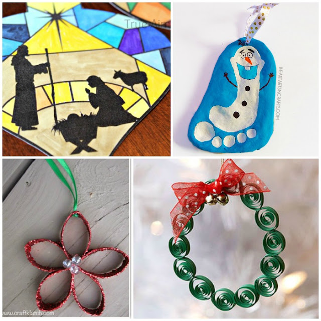 Christmas crafts easy holiday children An Alphabet Of Christmas Ornament Crafts For Kids | What Can We Do With