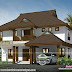 3265 square feet traditional Kerala home