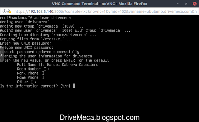Creamos una cuenta de usuario en consola Creamos una cuenta de usuario en consola