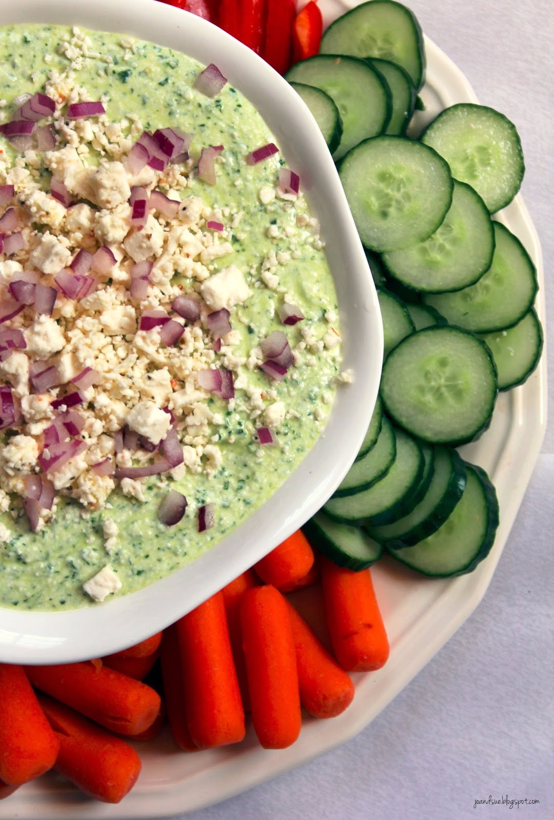 Jo and Sue Kale and Feta Dip