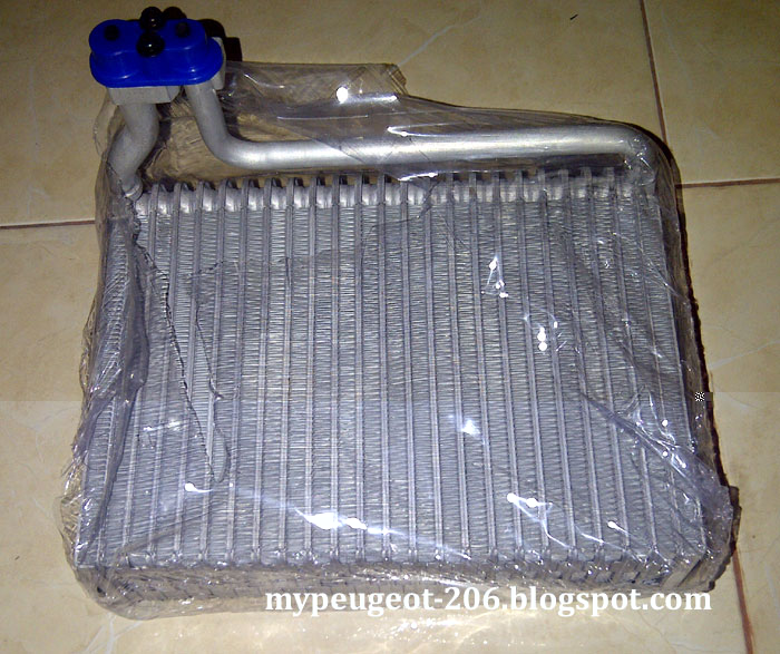 Peugeot 206 Evaporator AC bau, kotor dan bocor