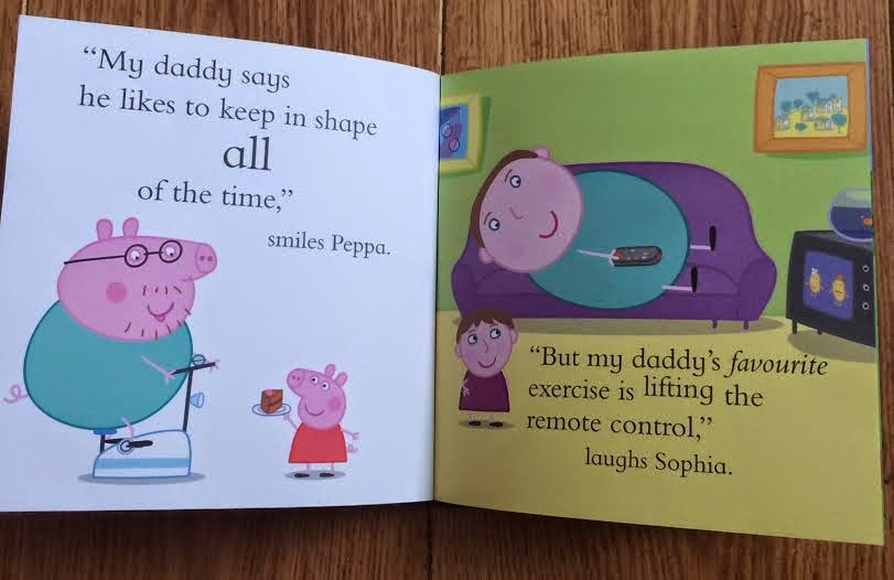 inside the peppa pig book 