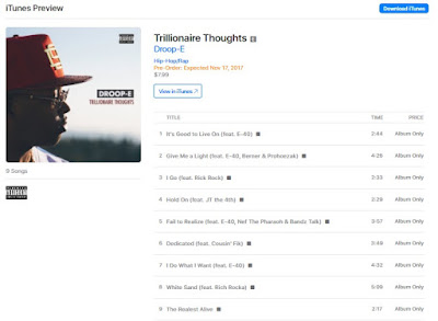 Droop-E - "Trillionaire Thoughts" Album | @DroopE
