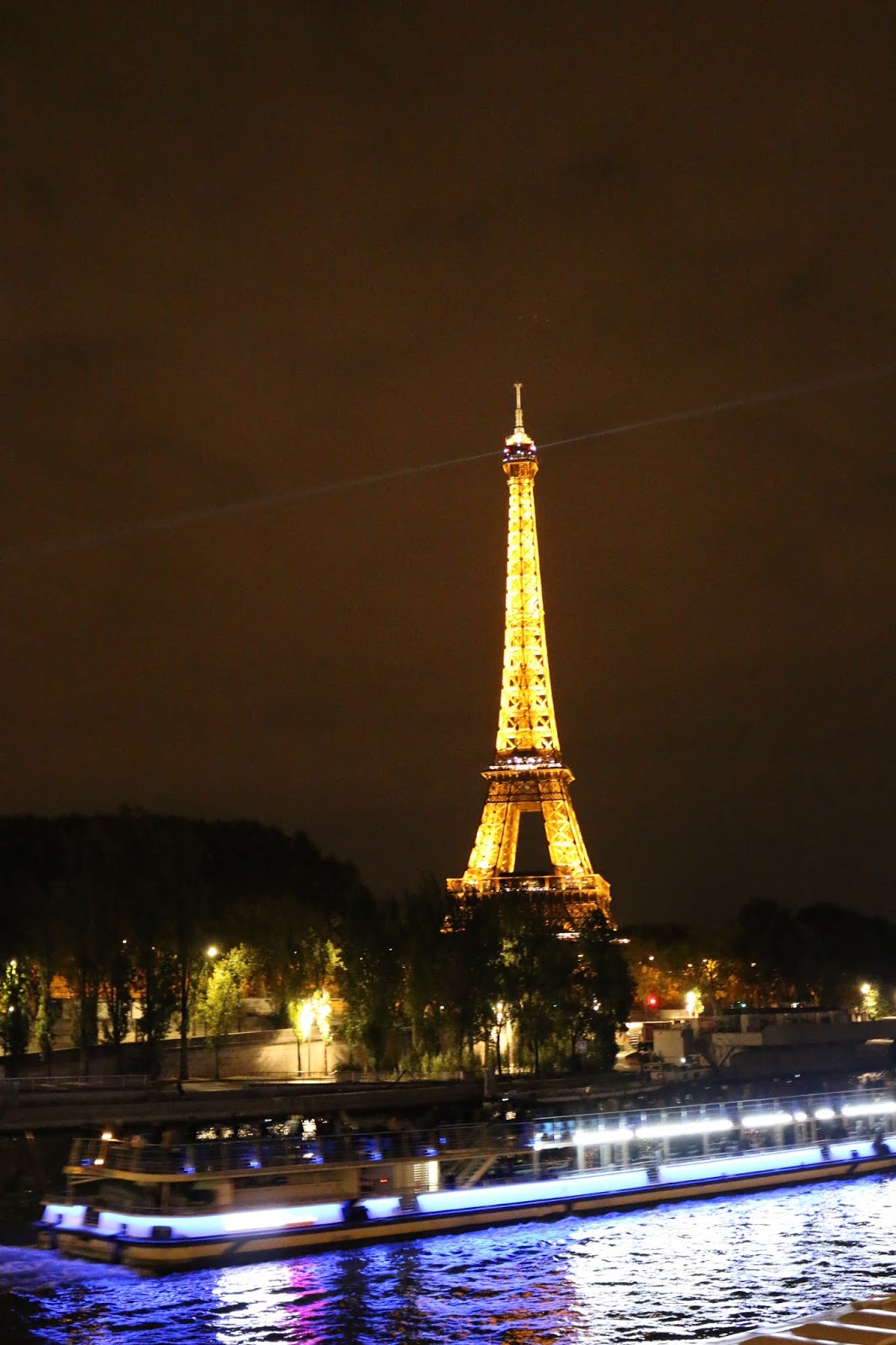 Paris Eiffel Tower At Night