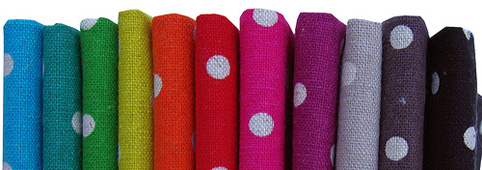 Linen Mochi Dots by MoMo for Moda Fabrics ~ linen blend 