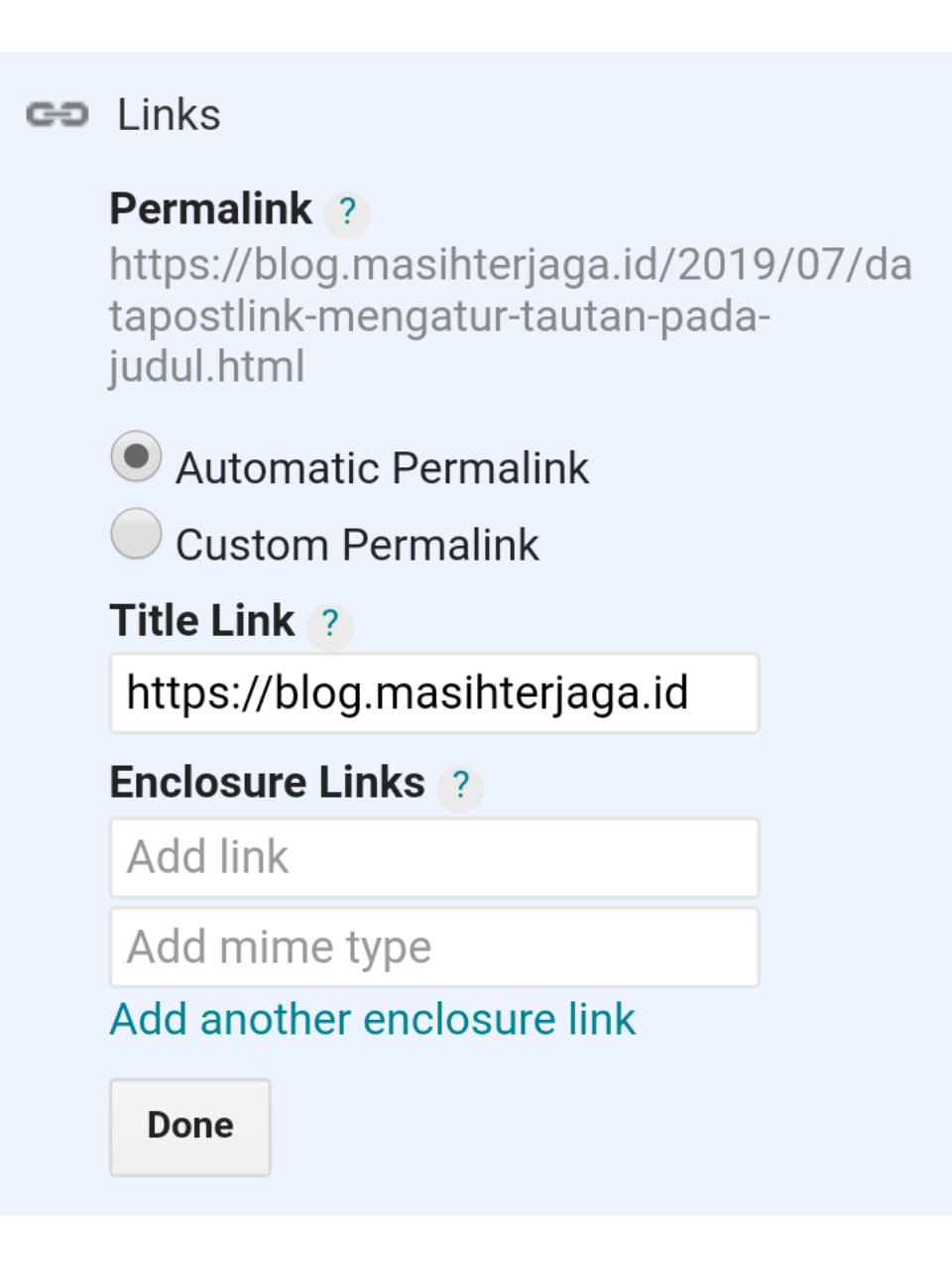Cara Membuat Title Links Blogger Membuat Data Post Link