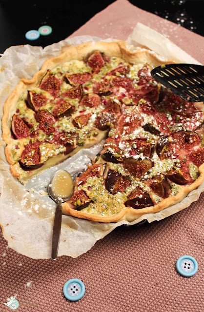 Amor&amp;Kartoffelsack: Feigentarte mit Pistazien