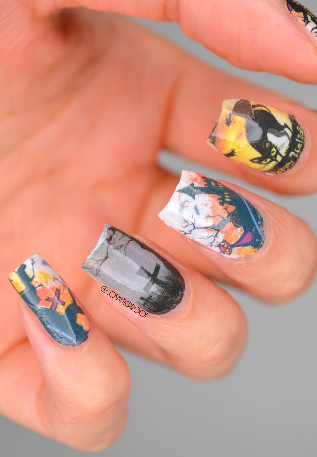 NAILS Easy Halloween Nail Art ManiMonday Cosmetic Proof
