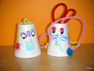 Tippytoe Crafts: Monster Cups