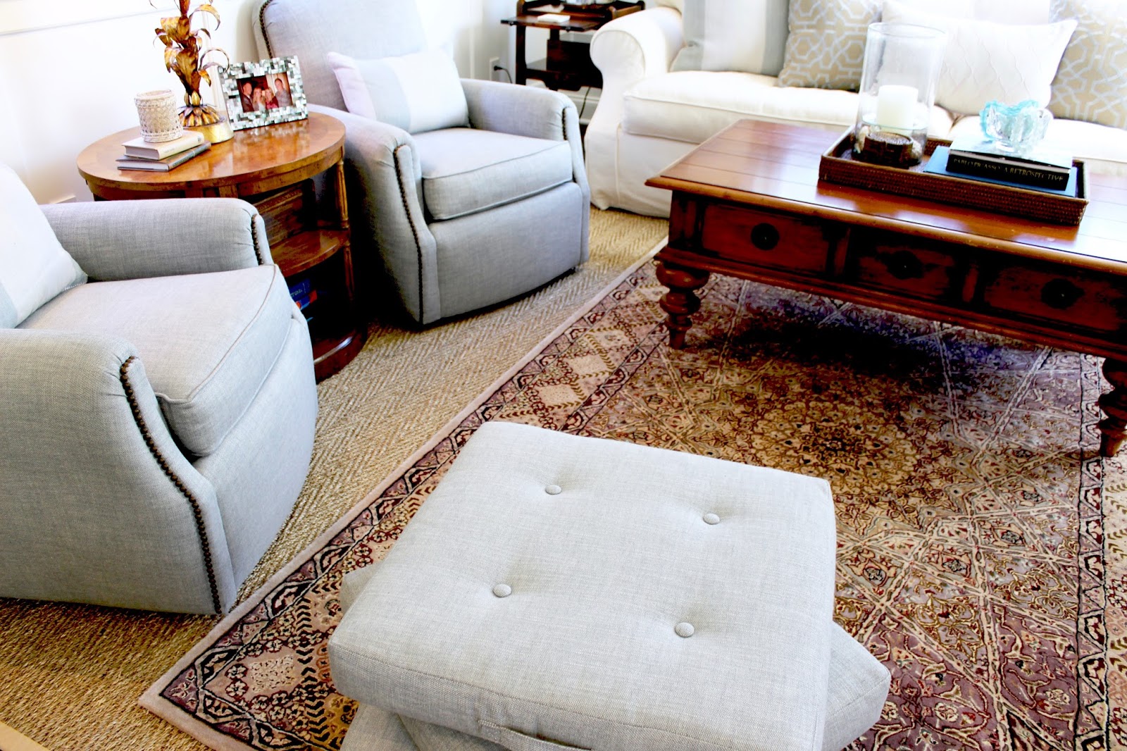 IS YOUR RUG TOO SMALL? Layering and Large Neutral Area Rugs Classic Casual Home