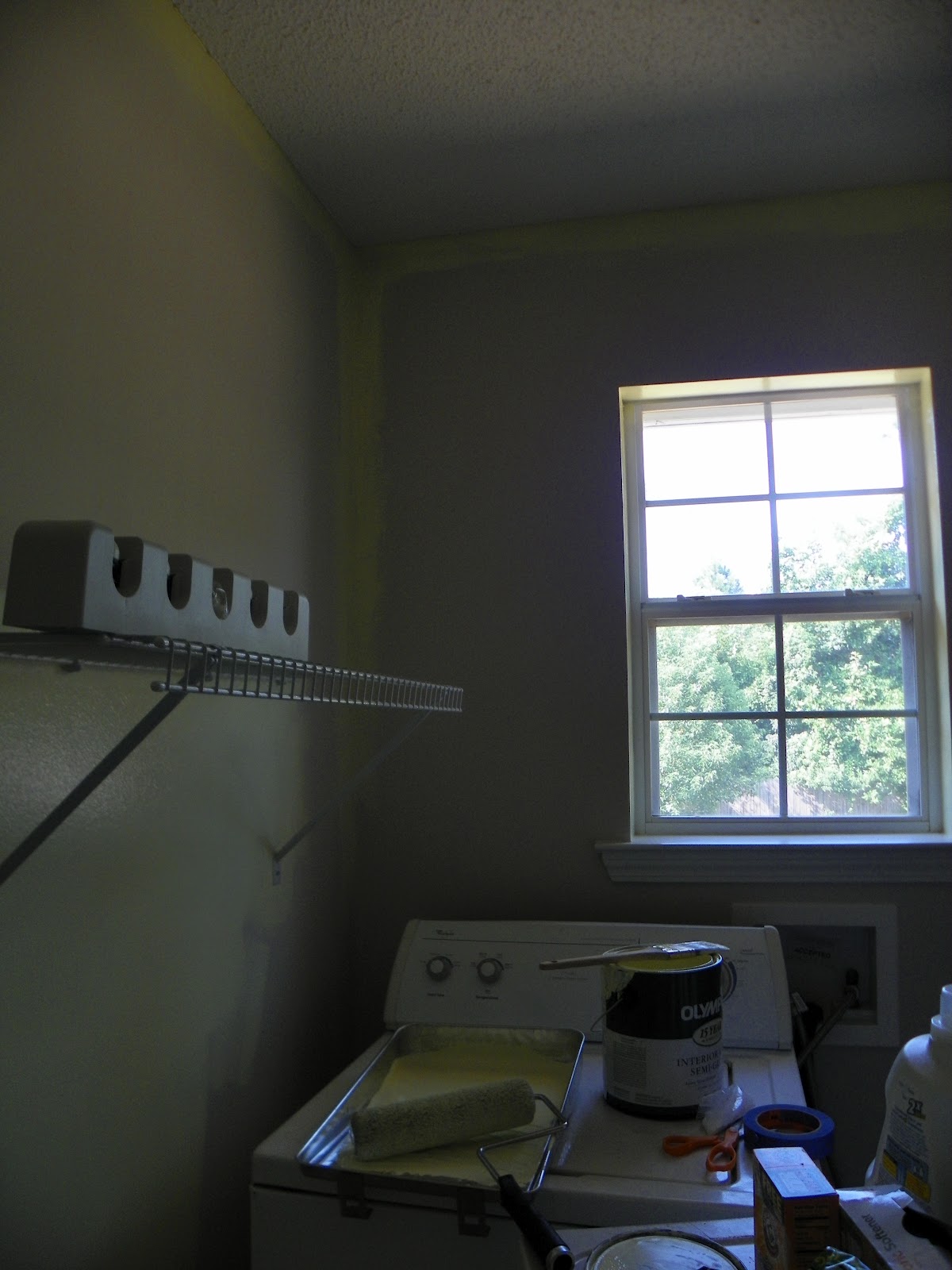 Color My World Painting the Laundry Room